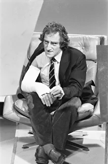 00278 Prints: Zany comedian Marty Feldman seen here on the set of his new television series