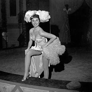 Zena Berrie, commere of the new Tom Arnold Circus Knights of the Ring